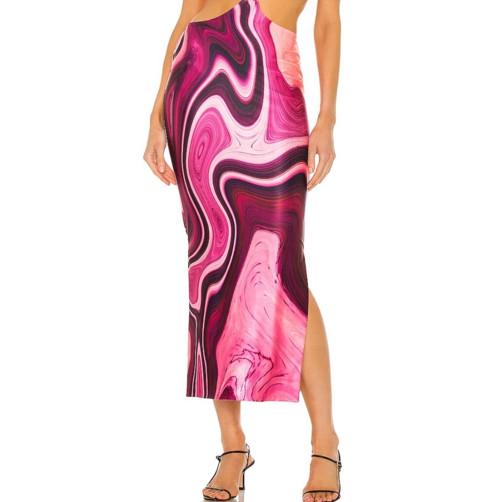 Farai London Gaia Long Dress Large Purple New Nwt — image 2 of 8